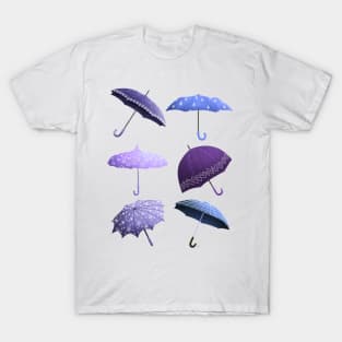 Fun Umbrellas Pattern - Lavender T-Shirt